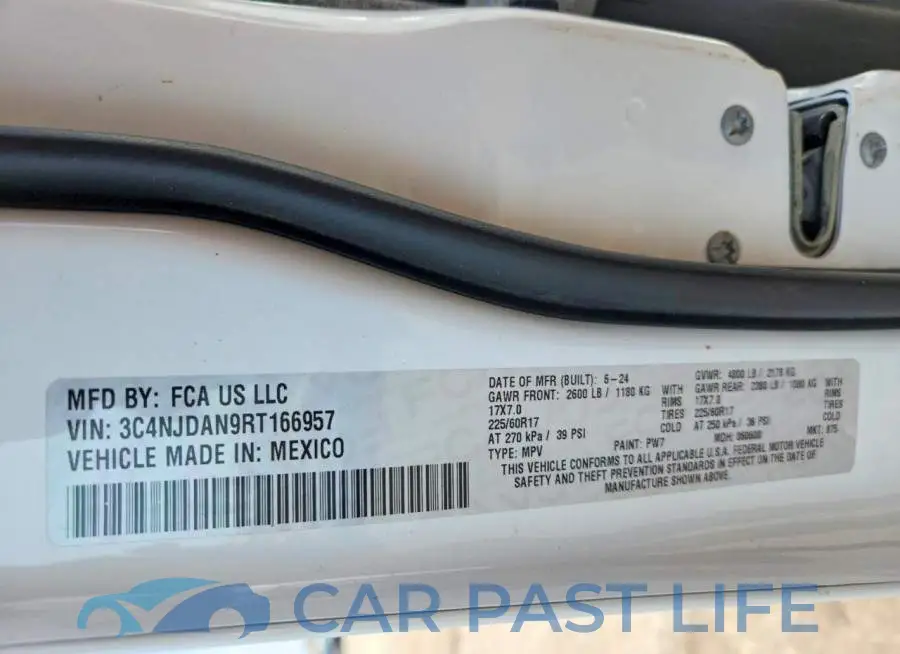 3C4NJDAN9RT166957# 12