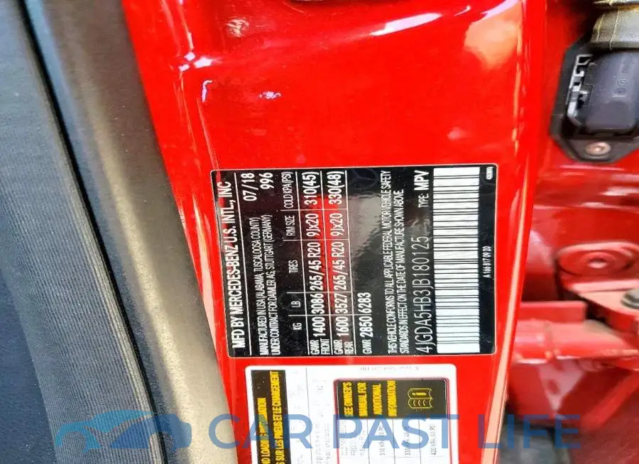 4JGDA5HB3JB180125# 13