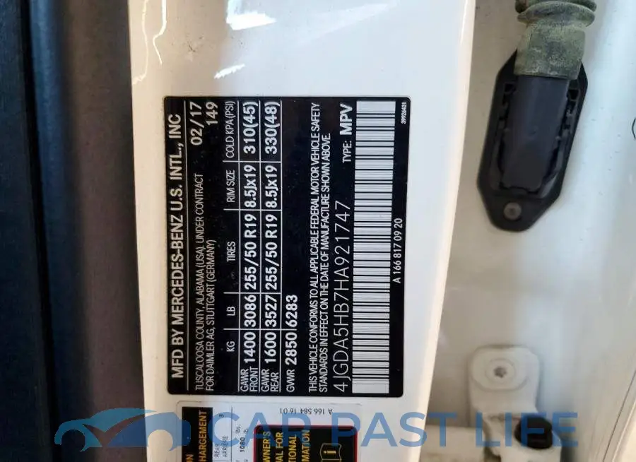 4JGDA5HB7HA921747# 14