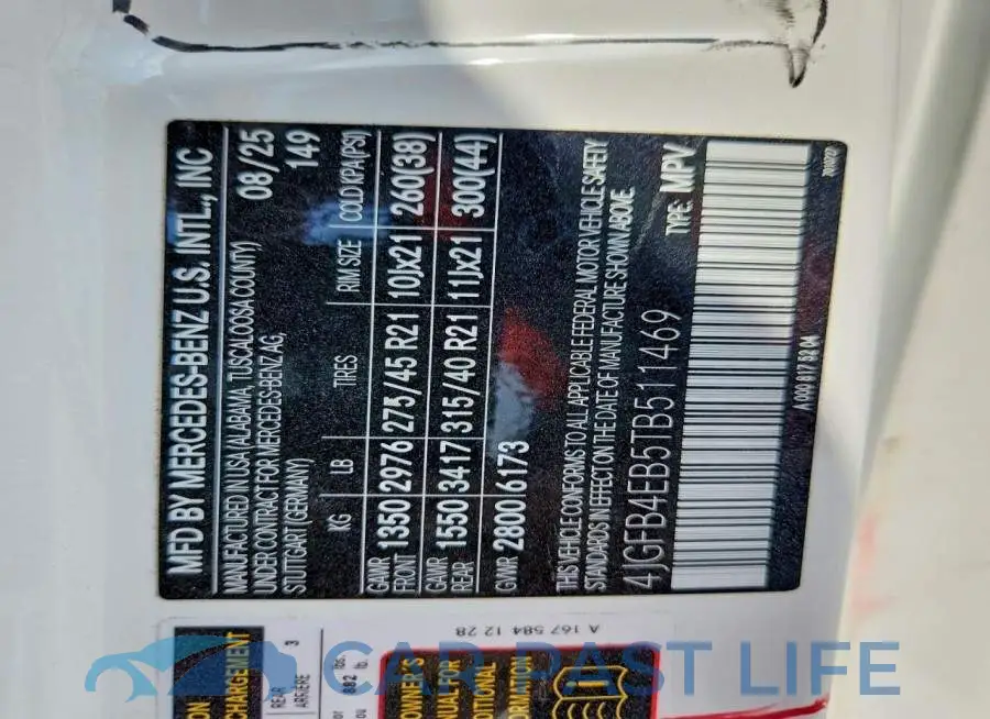 4JGFB4EB5TB511469# 14