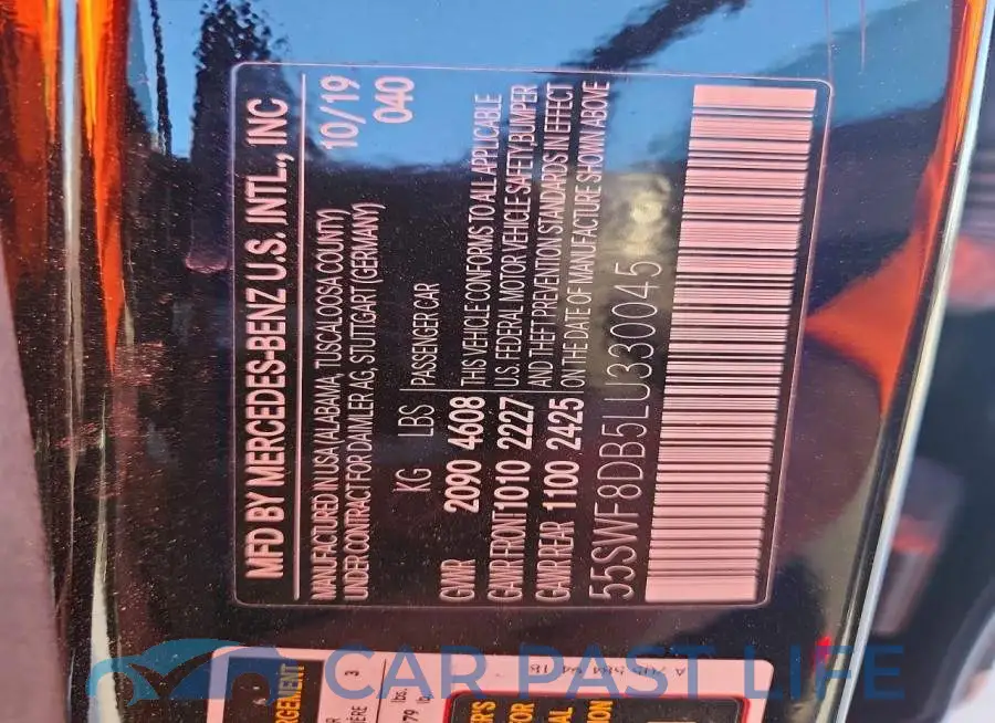 55SWF8DB5LU330045# 12