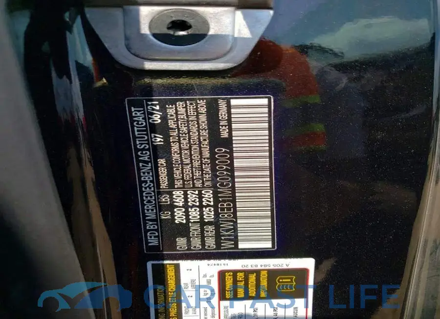 W1KWJ8EB1MG099009# 12