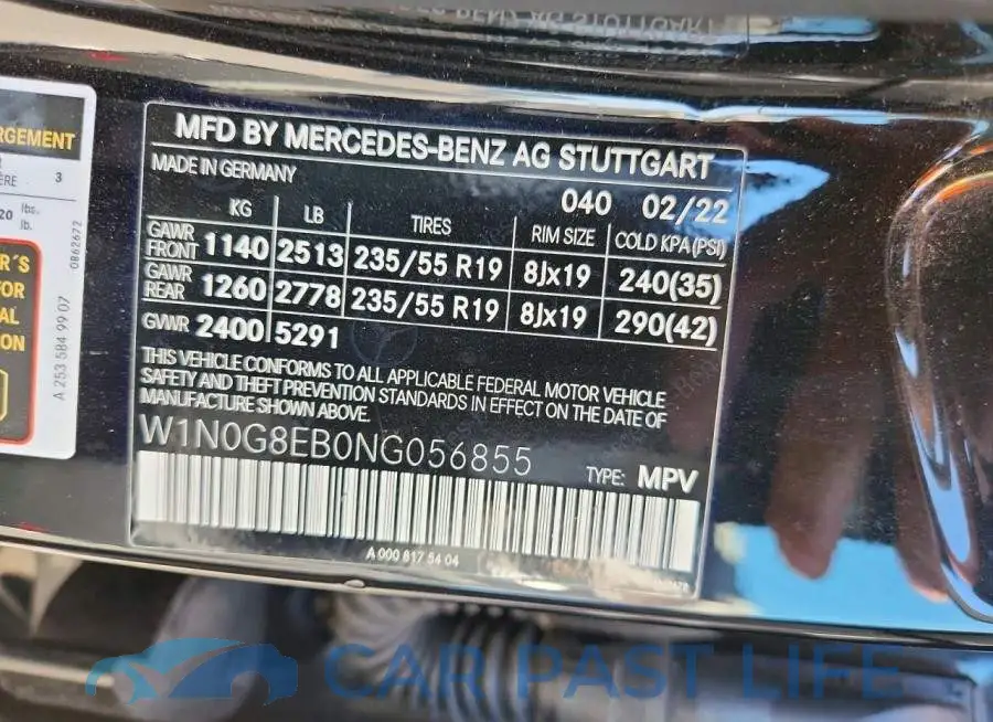 W1N0G8EB0NG056855# 13