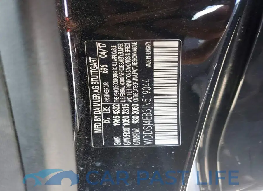 WDDSJ4EB3JN519044# 12