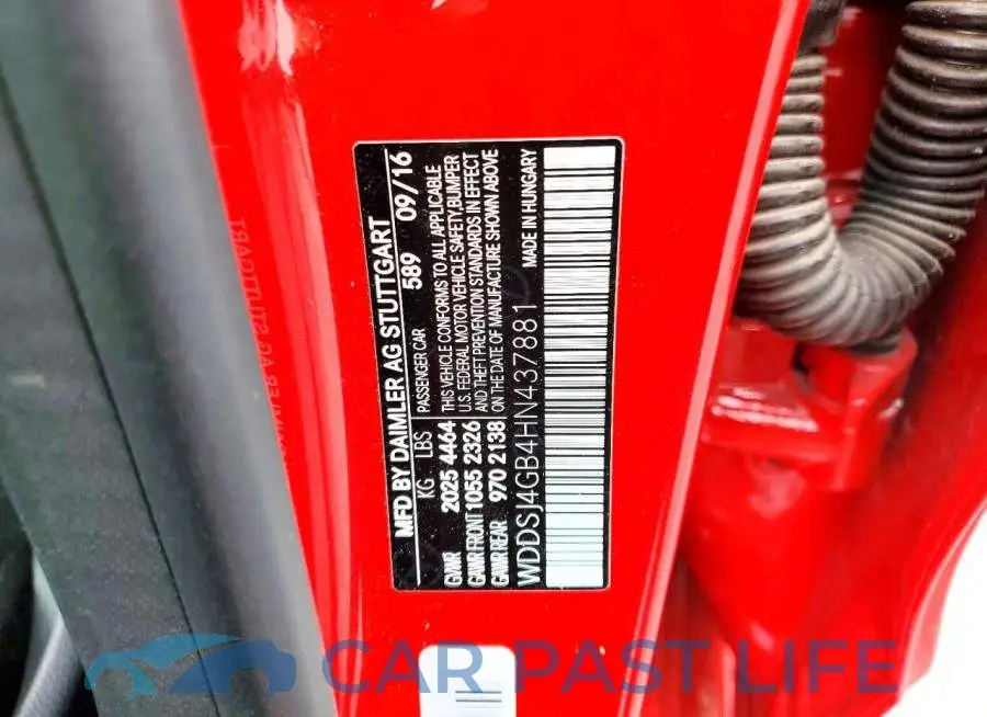 WDDSJ4GB4HN437881# 12