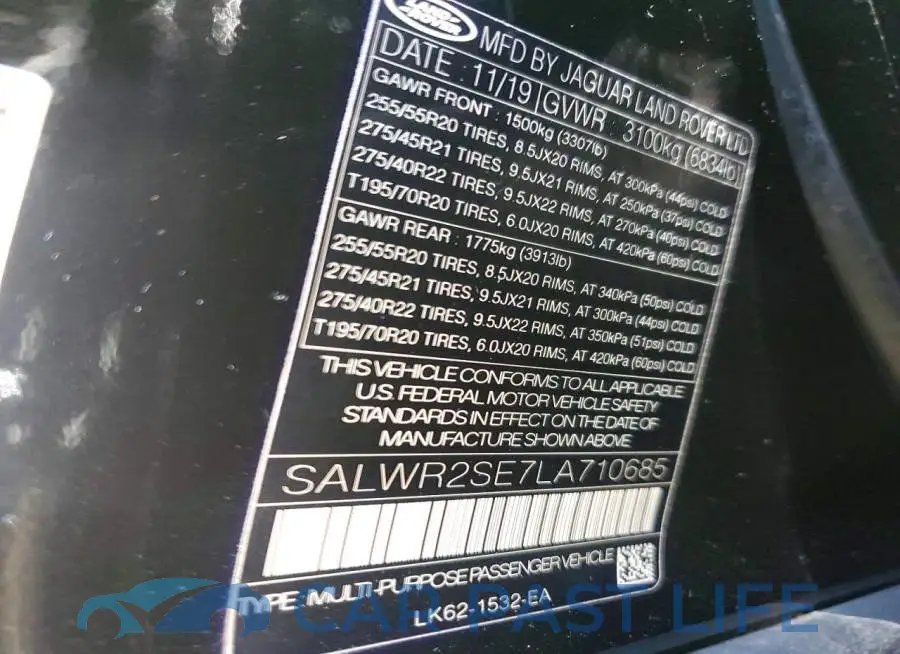 SALWR2SE7LA710685# 14