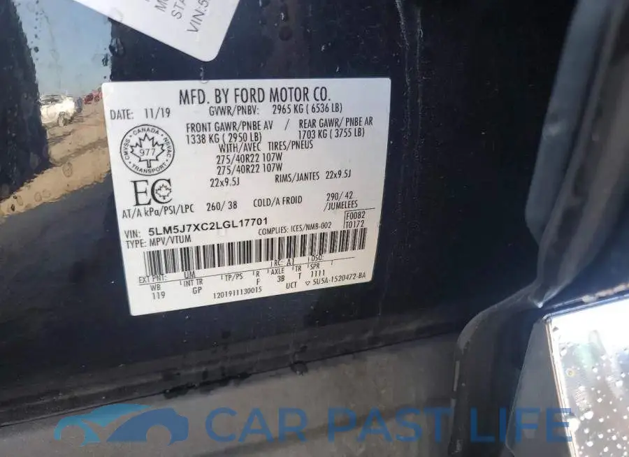 5LM5J7XC2LGL17701# 14
