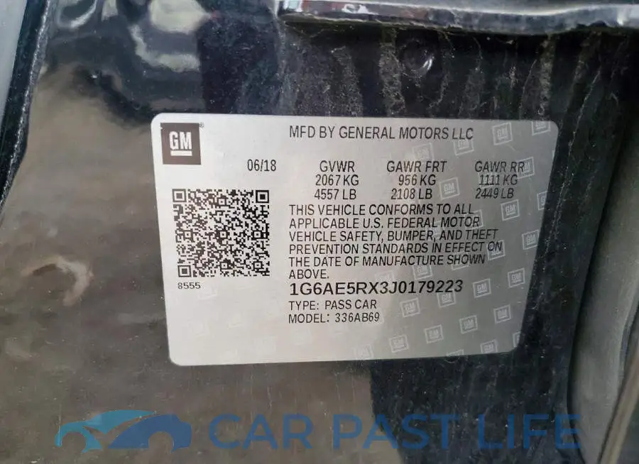 1G6AE5RX3J0179223# 12