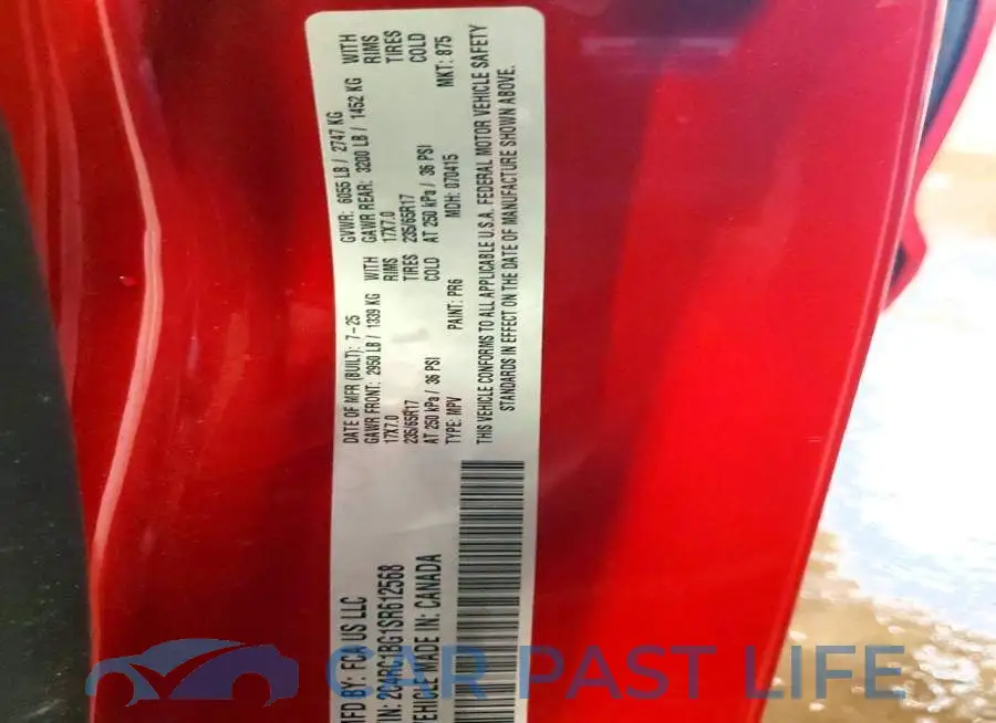 2C4RC1BG1SR612568# 13
