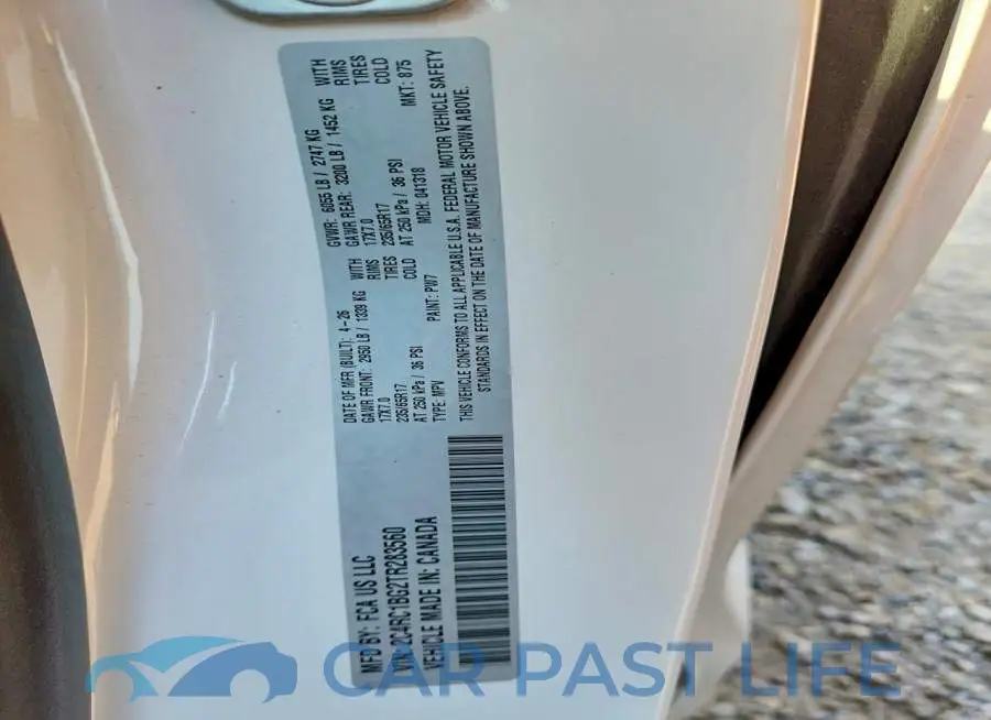2C4RC1BG2TR283560# 13