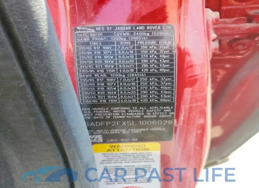 SADFP2FX5L1006028# 12