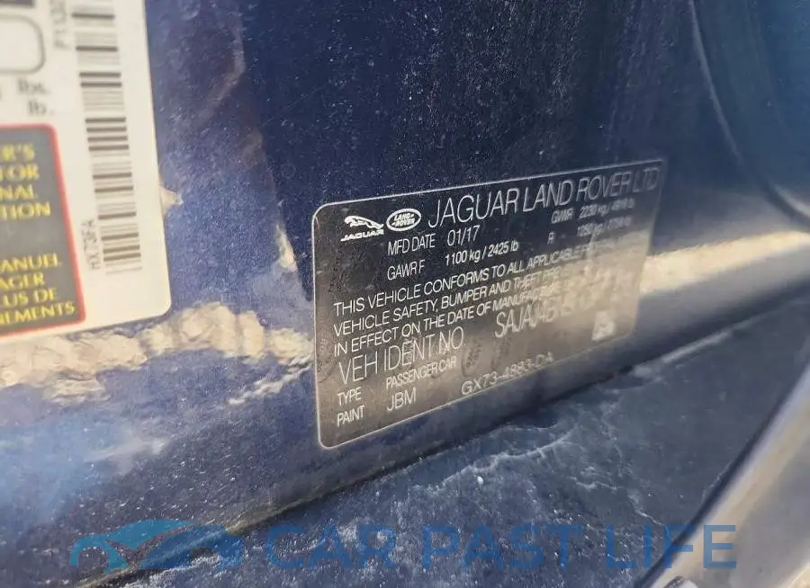 SAJAJ4BN9HCP11323# 12