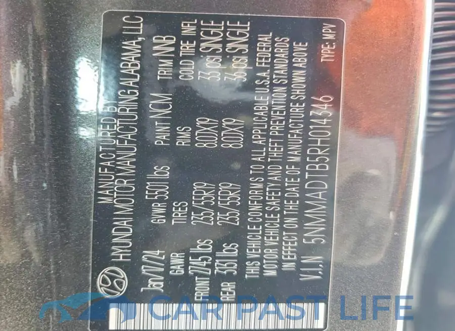 5NMMADTB5RH014346# 14