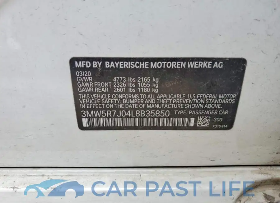 3MW5R7J04L8B35850# 13