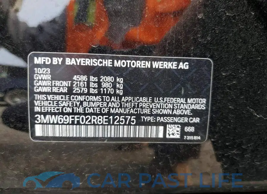 3MW69FF02R8E12575# 12
