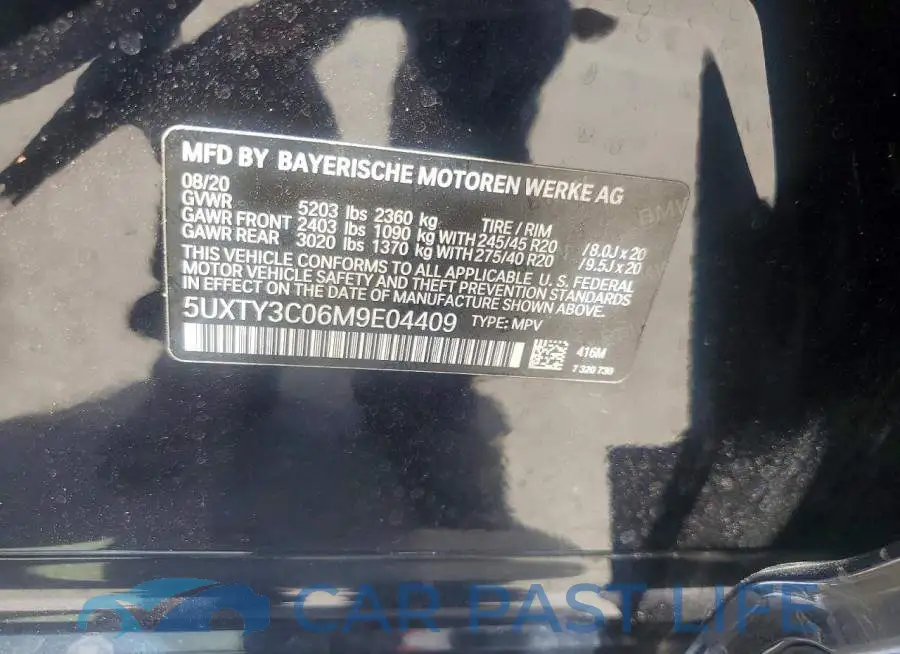 5UXTY3C06M9E04409# 14