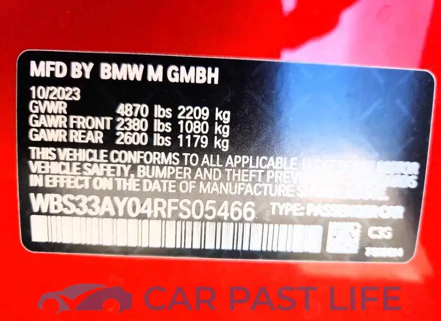WBS33AY04RFS05466# 12