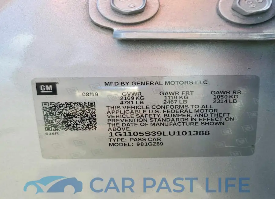 1G1105S39LU101388# 13
