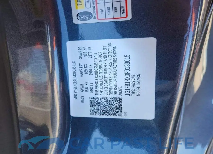 1G1FB1RX0P0133015# 13