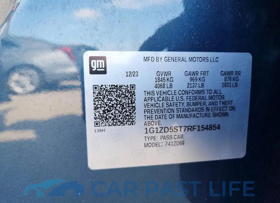 1G1ZD5ST7RF154854# 12