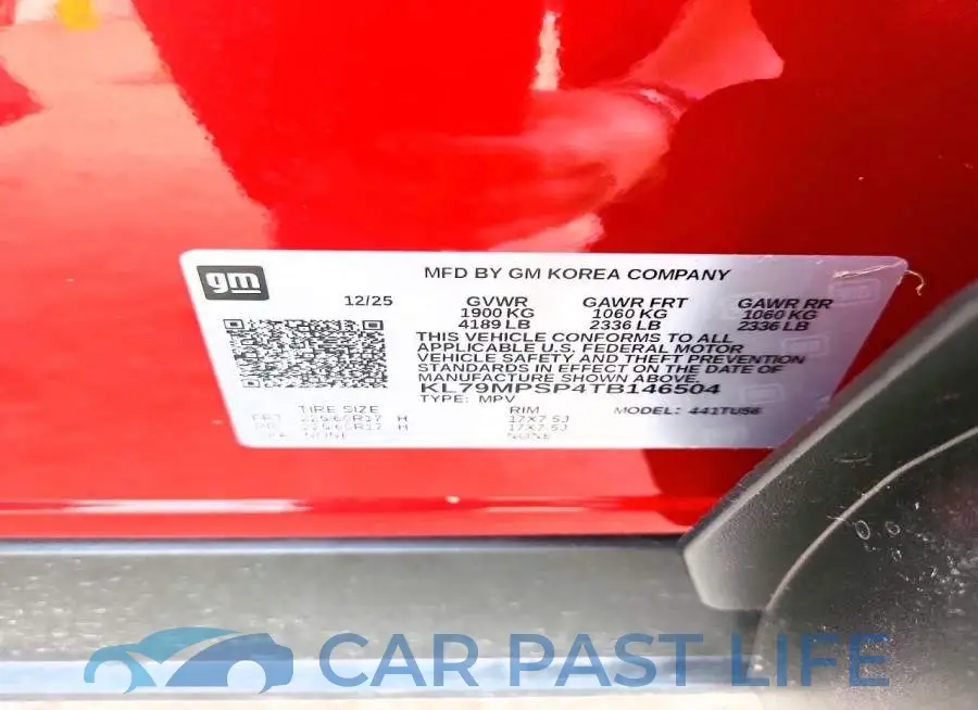 KL79MPSP4TB146504# 13