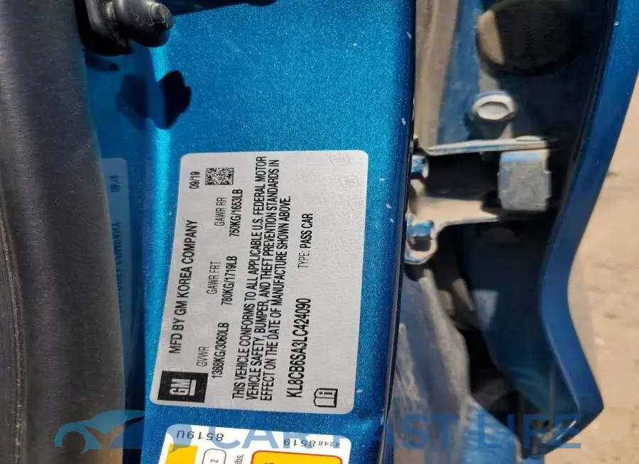KL8CB6SA3LC424090# 12