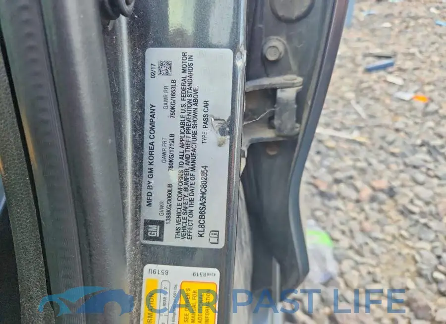 KL8CB6SA5HC802854# 12