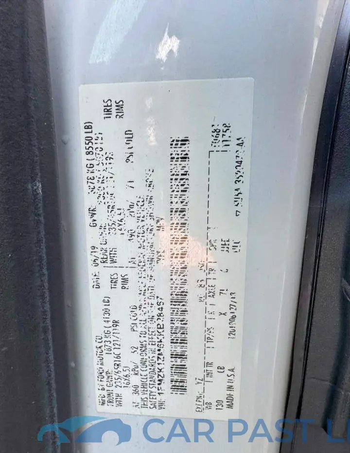 1FMZK1ZM6KKB28467# 10