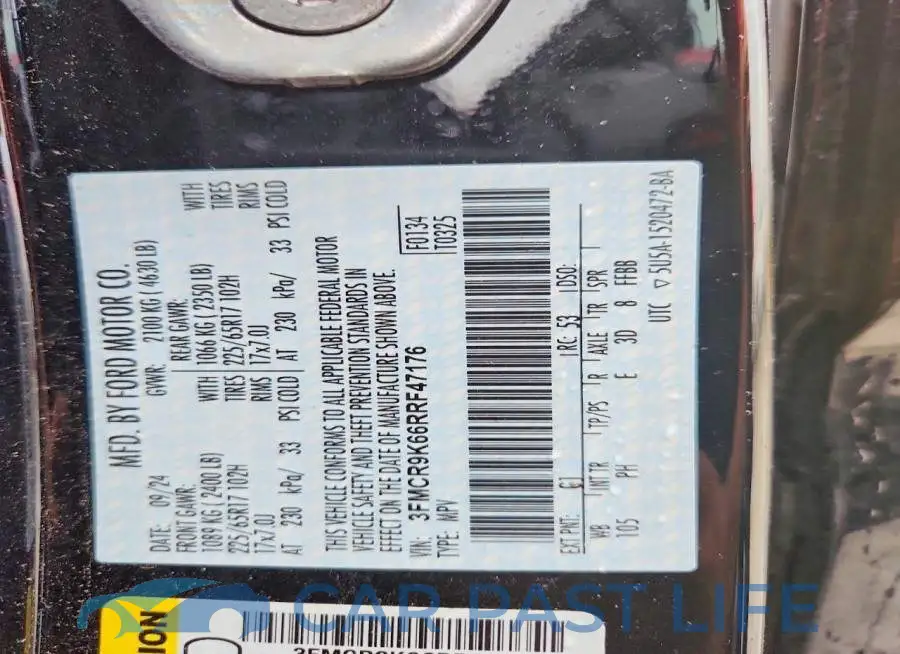 3FMCR9K66RRF47176# 12