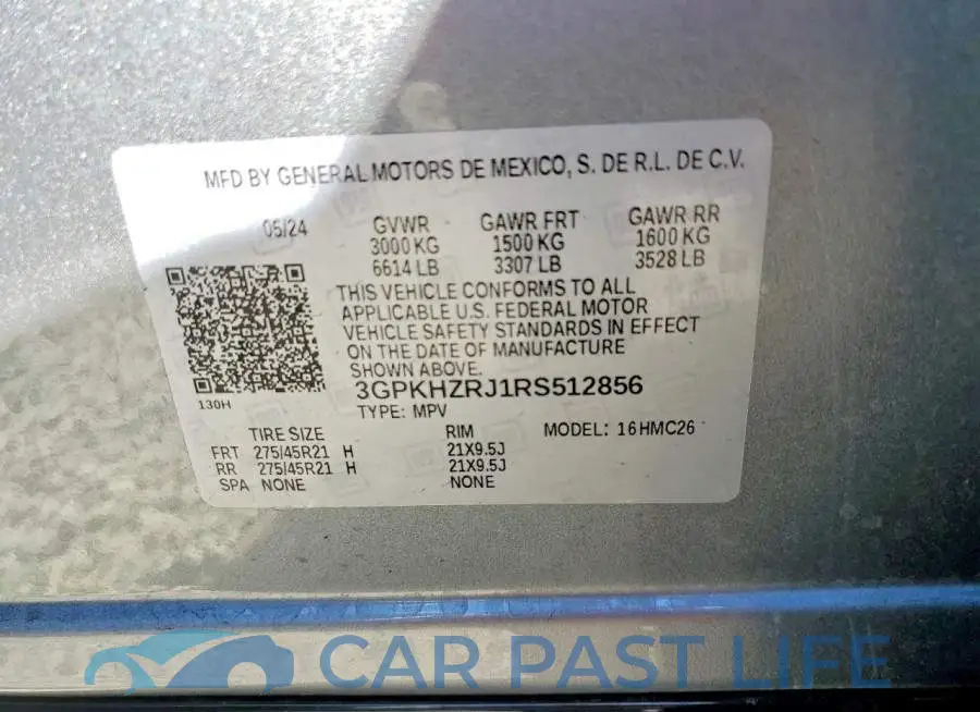3GPKHZRJ1RS512856# 13