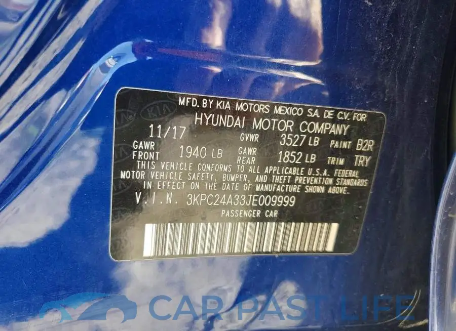 3KPC24A33JE009999# 12