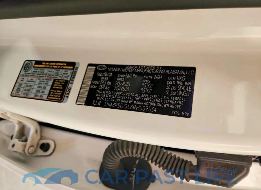 5NMP5DGL8RH009534# 13