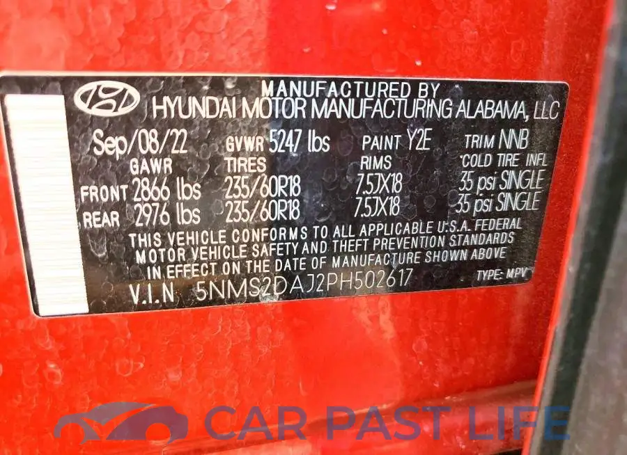 5NMS2DAJ2PH502617# 14