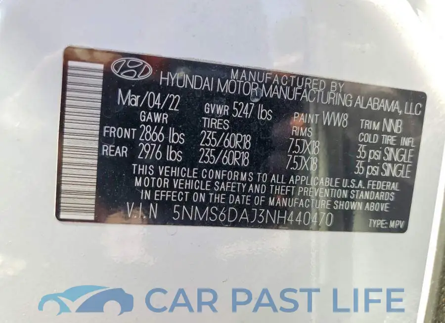 5NMS6DAJ3NH440470# 13