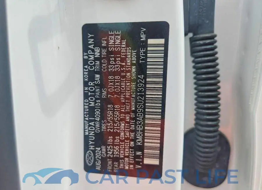 KM8HB3AB9SU213924# 13