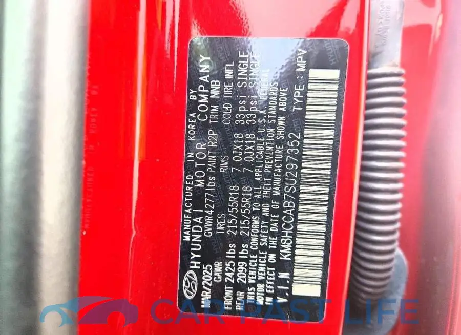 KM8HCCAB7SU297352# 13