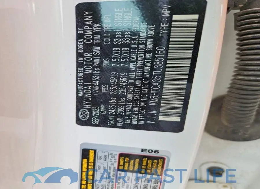 KM8HECA35TU385160# 12