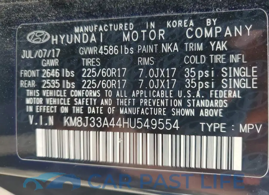 KM8J33A44HU549554# 14