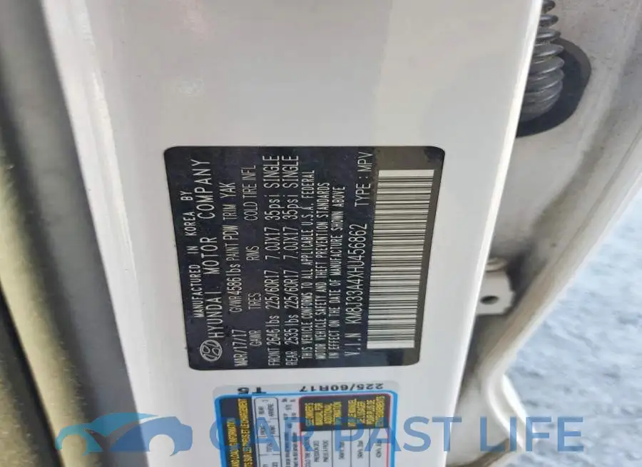 KM8J33A4XHU456862# 13