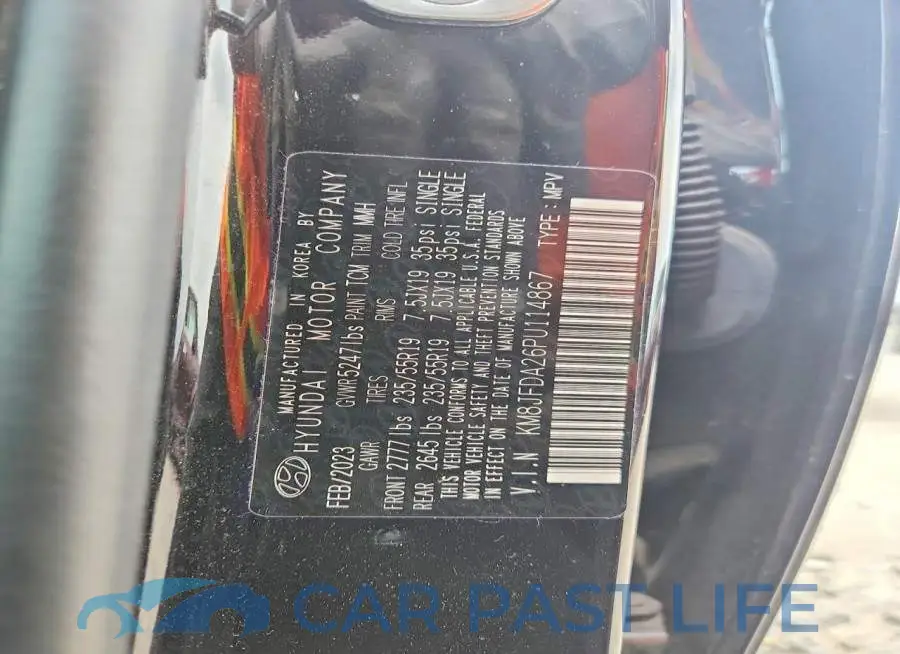 KM8JFDA26PU114867# 14