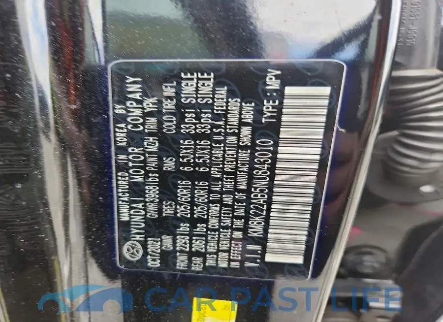 KM8K22AB5NU843010# 13