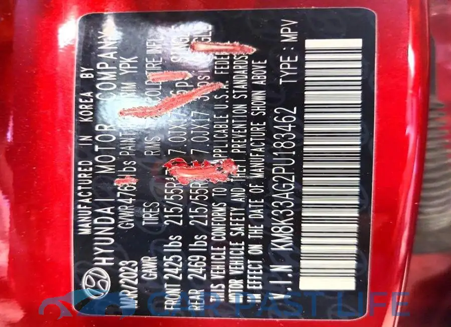 KM8K33AG2PU183462# 13