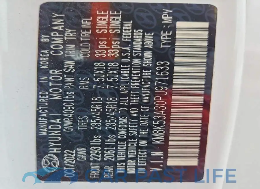 KM8K53A30PU971633# 12