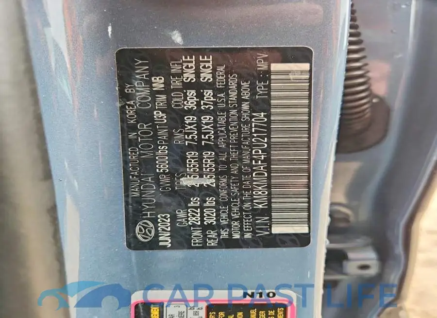 KM8KMDAF4PU217704# 13
