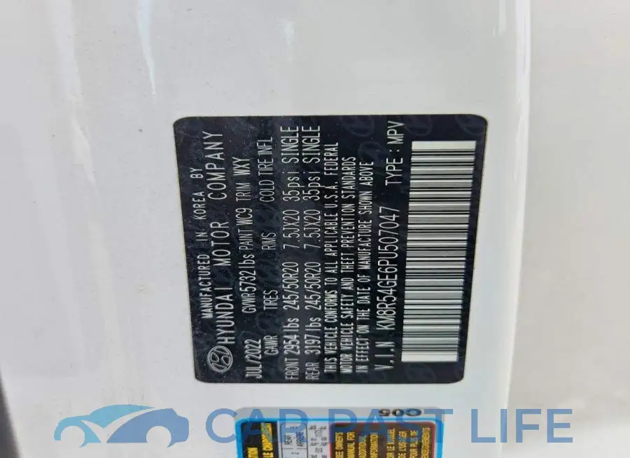 KM8R54GE6PU507047# 14