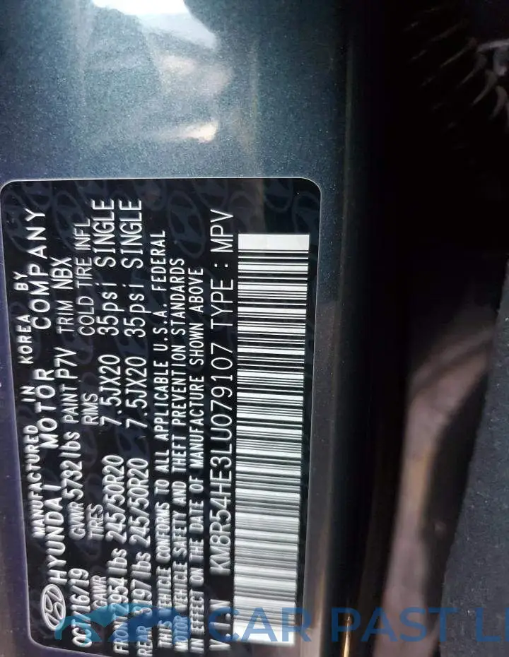 KM8R54HE3LU079107# 13