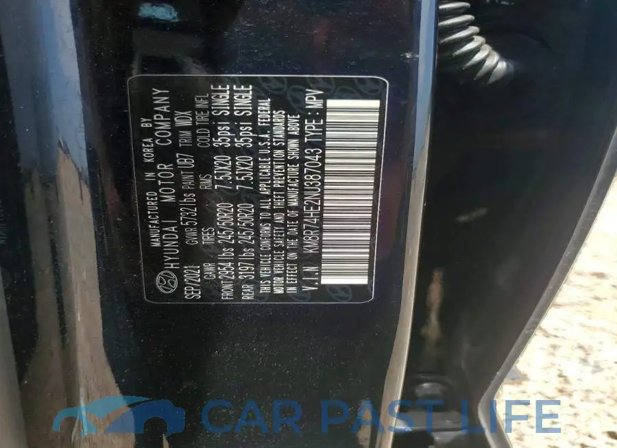 KM8R74HE2NU387043# 14