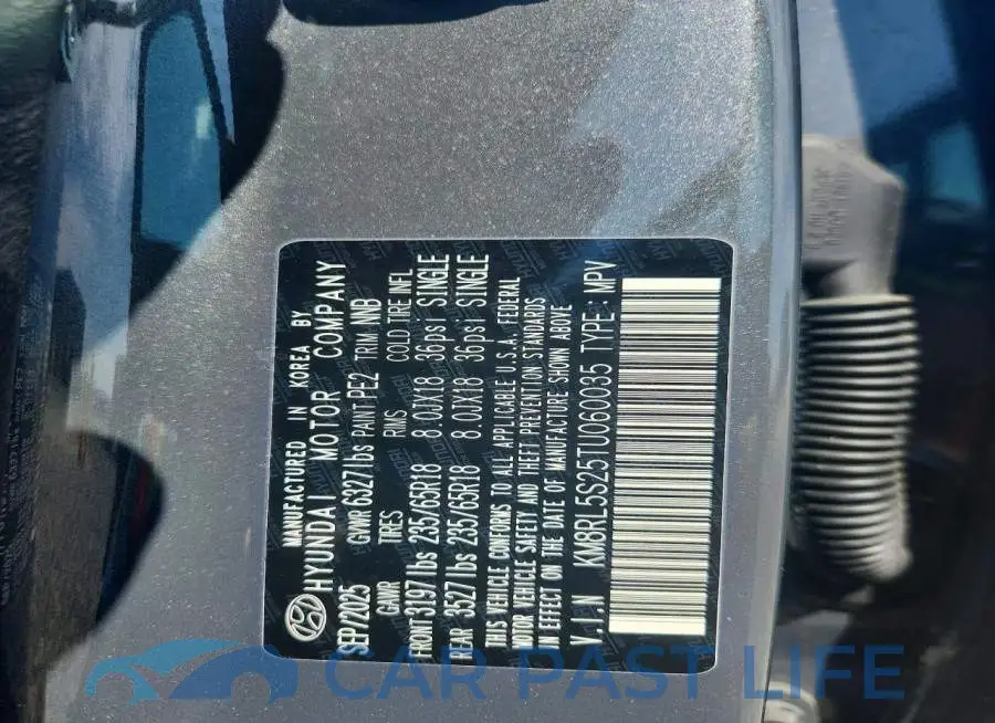 KM8RL5S25TU060035# 14