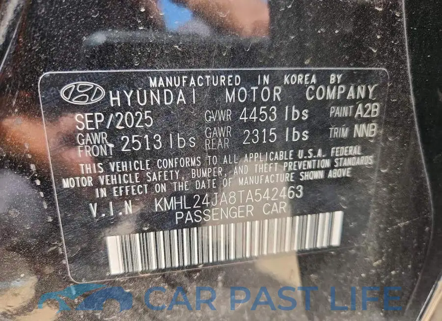 KMHL24JA8TA542463# 13