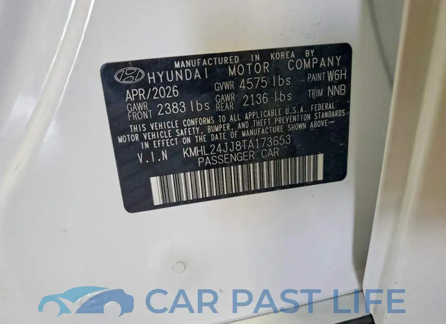 KMHL24JJ8TA173653# 13